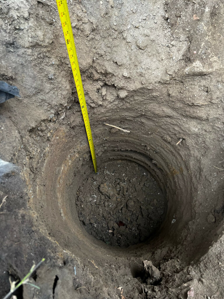 sewer manhole excavation Chardon